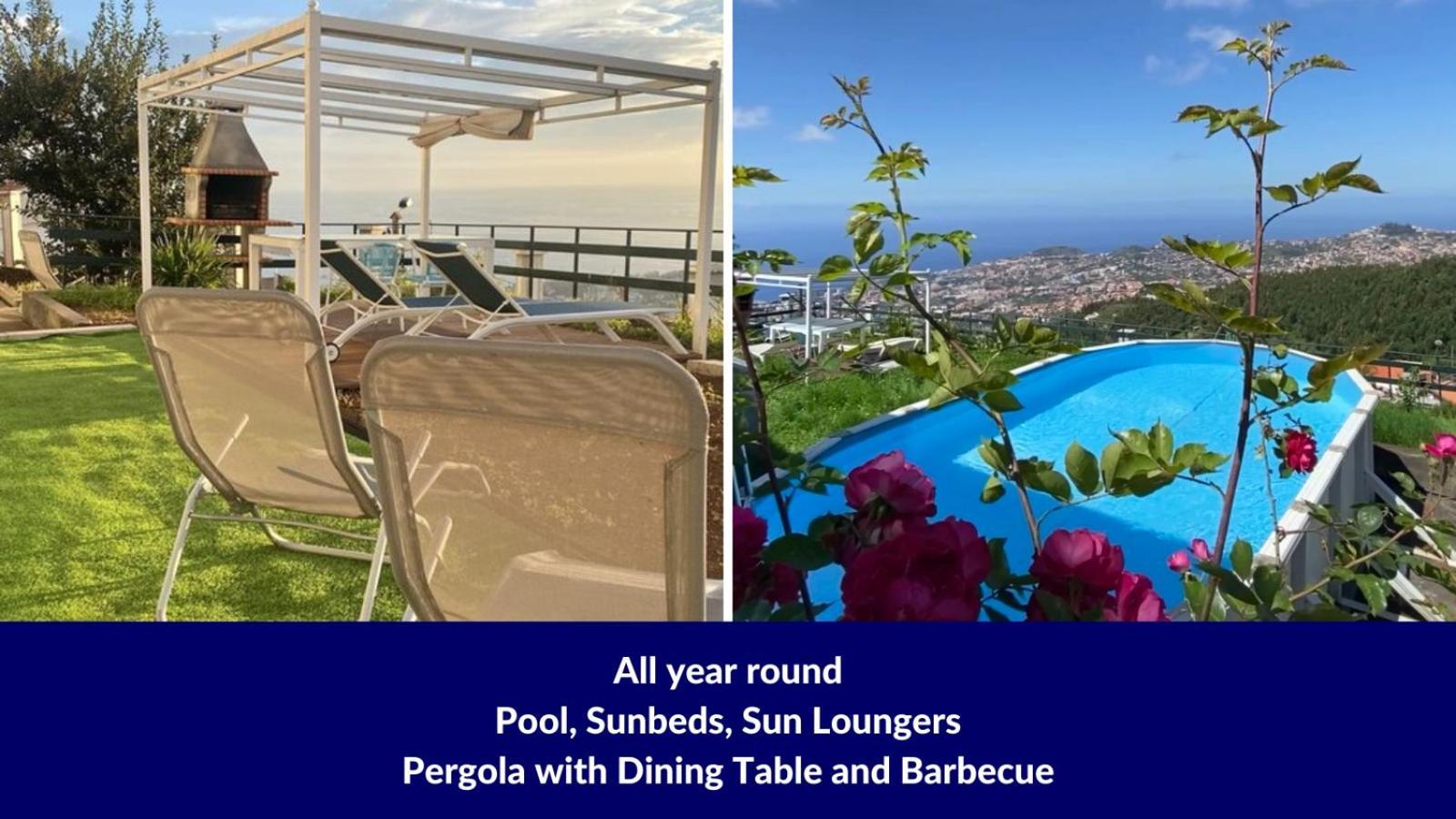 Studio Geek Villa - Open Space - 5M From 5 Top Attractions - Pool All Year Round, Dining Pergola, Barbecue - Funchal Matrix Holiday Home מראה חיצוני תמונה