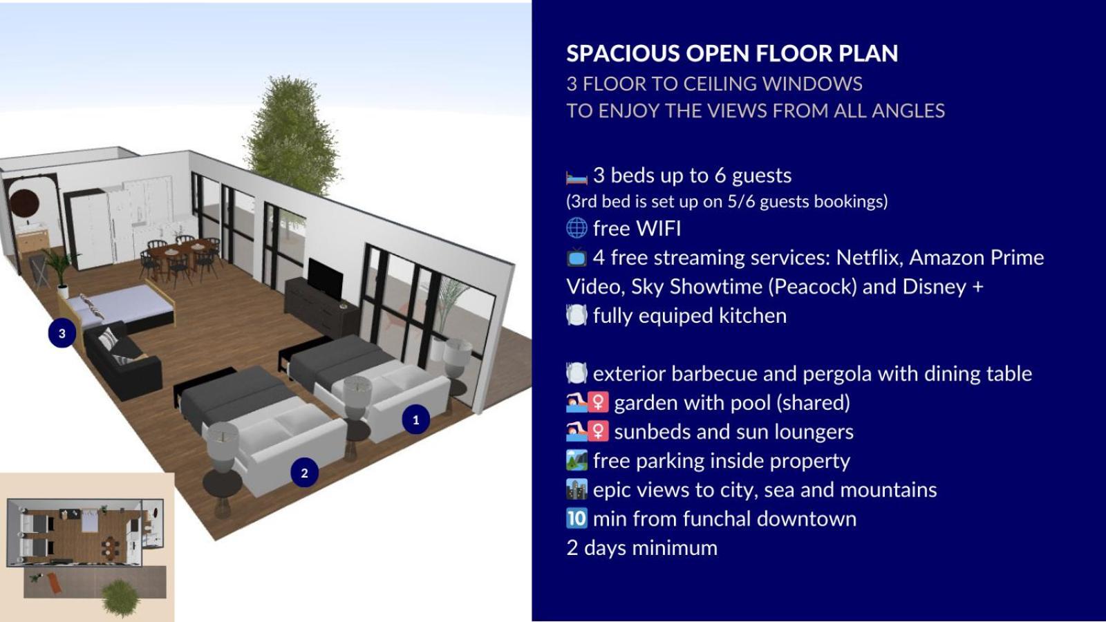 Studio Geek Villa - Open Space - 5M From 5 Top Attractions - Pool All Year Round, Dining Pergola, Barbecue - Funchal Matrix Holiday Home מראה חיצוני תמונה